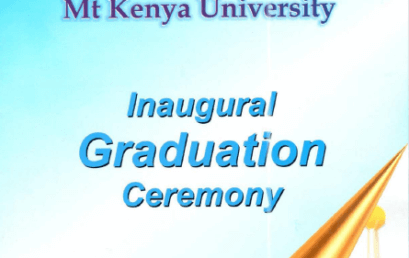 Inaugural Graduation May 2009