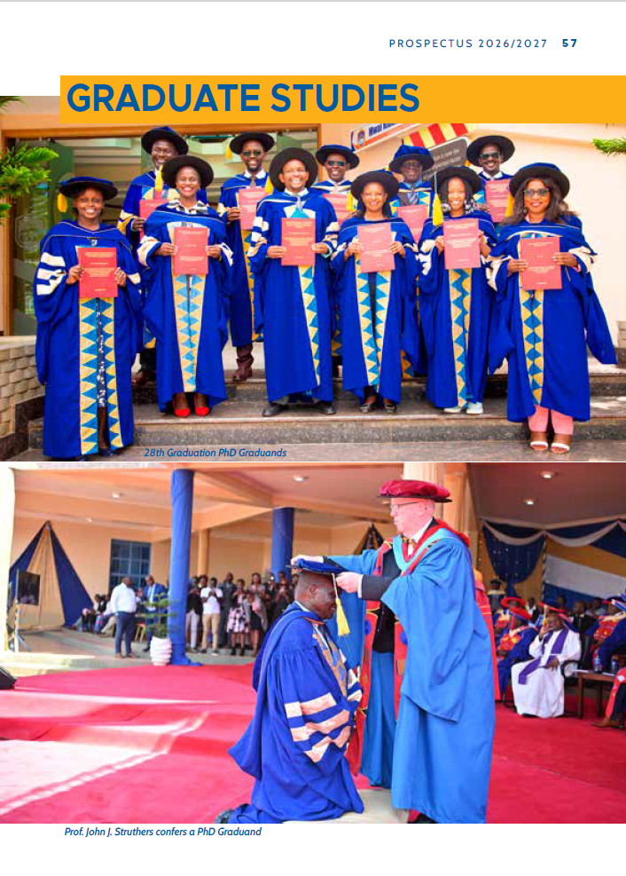 Graduate Studies Prospectus Graduate Studies Prospectus