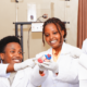 Mount Kenya University bachelor of medicine and bachelor of surgery students during one of their practical's at the laboratory