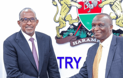 Vice-Chancellor pays a courtesy call to CS, Ministry of Health