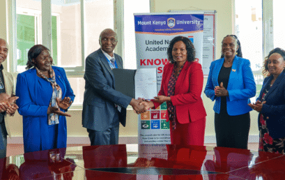 MKU’S VC Signs a partnership deal with national museums of Kenya’s director general for SDGs Support