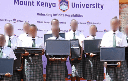 Mount Kenya University Donates Computers to Kaharo Girls High School