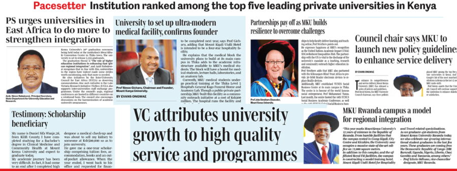 20th Graduation newspaper supplement