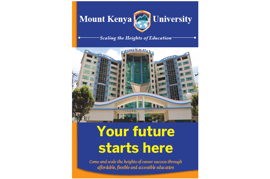 Mount Kenya University Newsletter Your Future Starts Here