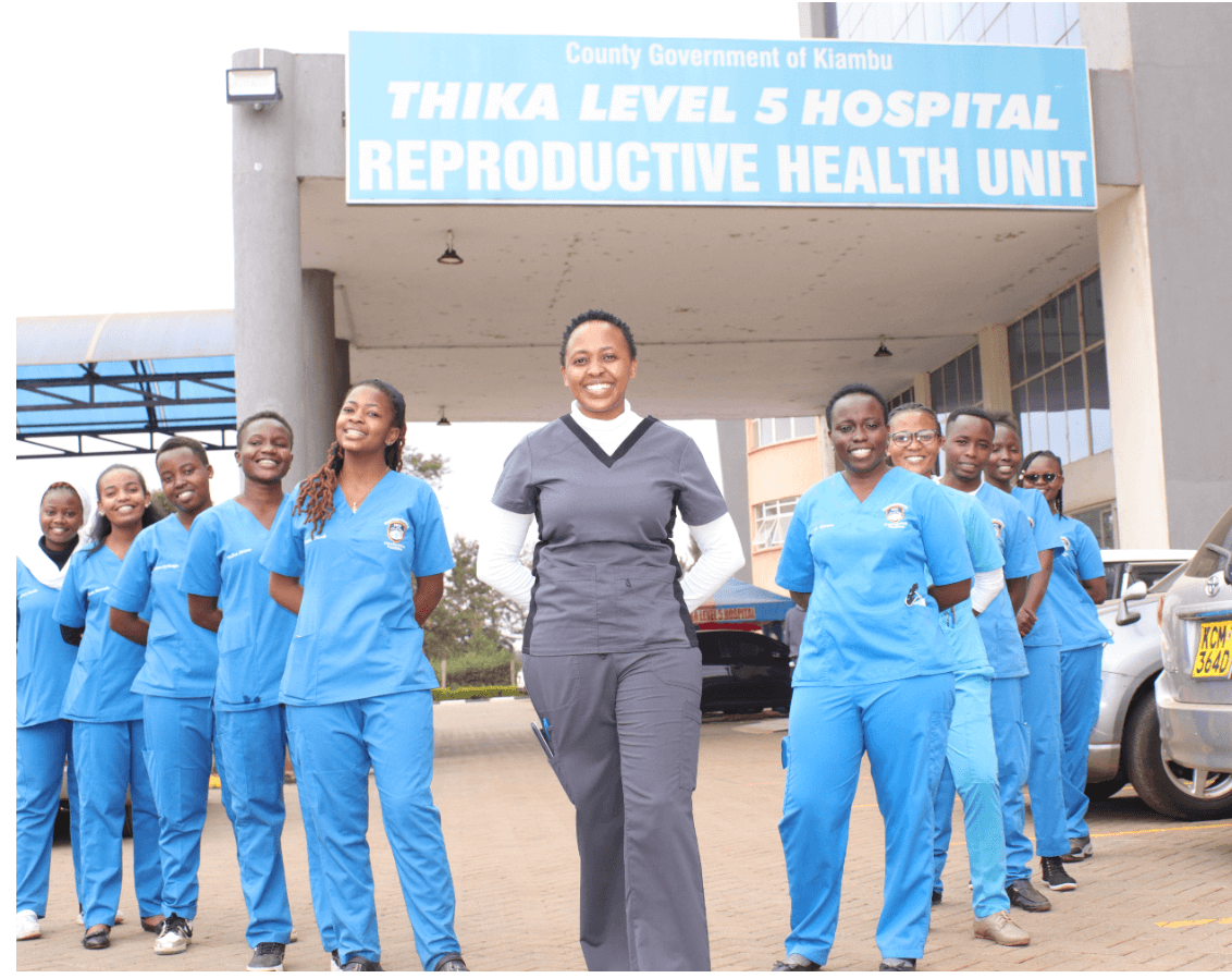 Pioneer class of 10 UK International Fellowship nurses graduate at MKU -  Mount Kenya University