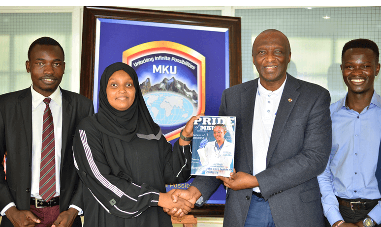 Mount Kenya University Dental Students Association launch magazine